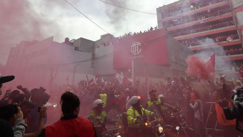 Así lucen las inmediaciones del estadio Nemesio Diez antes de la final entre Toluca y Santos Laguna. 
(Foto: Imago7 Etzel Espinosa)