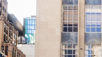 Los taxis amarillos, típicos de Nueva York, serán azules por unos días.