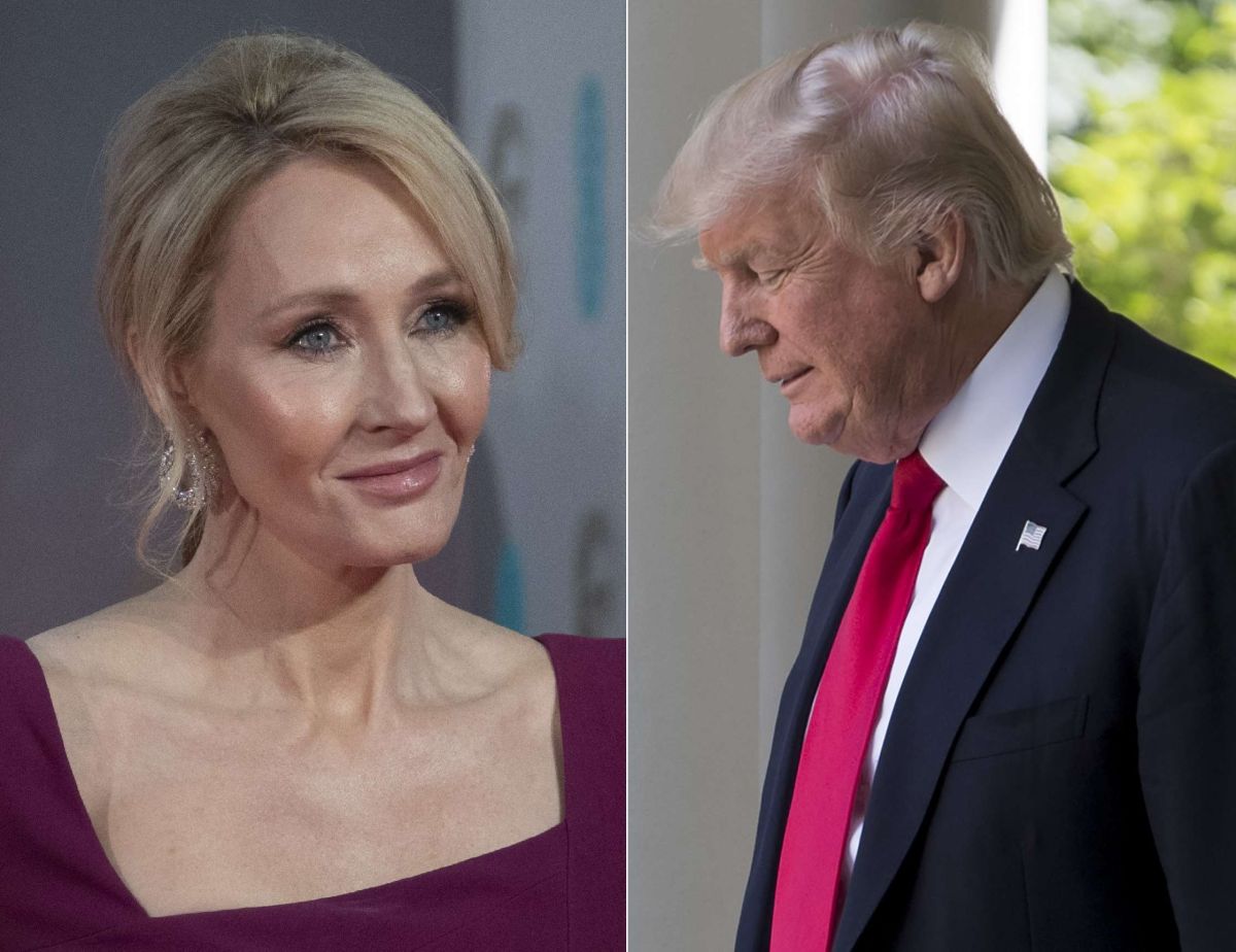 J. K. Rowling ha expresado en Twitter su rechazo a Trump.