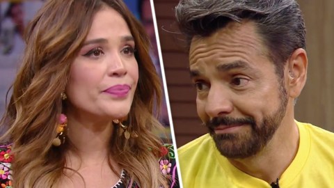 Karla Martínez y Eugenio Derbez