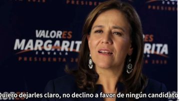 Margarita Zavala, excandidata presidencial de México.