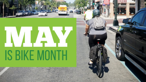 Mayo es el mes de la bicicleta.