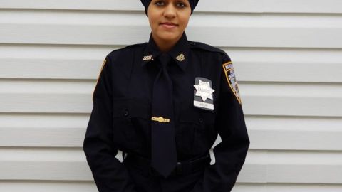 La oficial de policia auxiliar Gursoch Kaur.