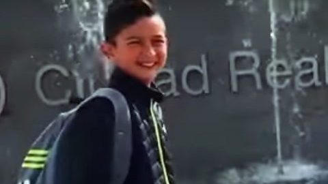 Santino Loza, el niño mexicano de 9 años que quiere triunfar con el Real Madrid.