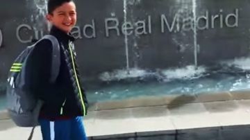 Santino Loza, el niño mexicano de 9 años que quiere triunfar con el Real Madrid.