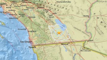 Varios sismos se registraron en San Diego.