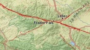 La estrella señala el epicentro del sismo.