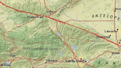 La estrella señala el epicentro del sismo.
