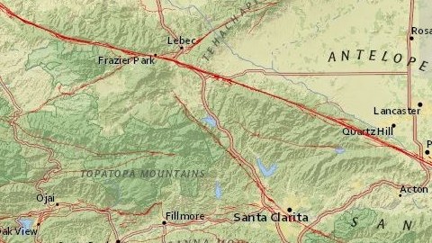 La estrella señala el epicentro del sismo.
