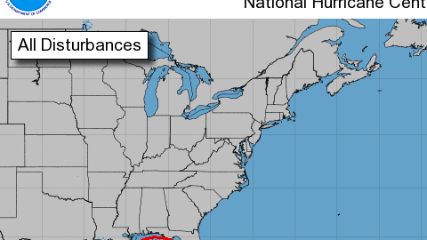 La tormenta tropical se dirige hacia EEUU.