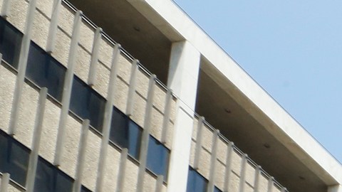El grupo se reunión frente al edificio federal del centro de L.A.. / Foto: Aurelia Ventura.