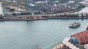 El lujoso hotel Capella, donde se reunirán Kim Jong-un y Donald Trump.