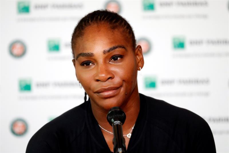 Serena Williams se fue de Roland Garros por lesión. (Foto: EFE/ Guillaume Horcajuelo)
