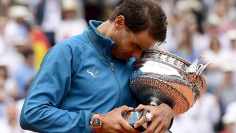 El español Rafael Nadal se llevó su título 11 en Roland Garros. (Foto: EFE/EPA/CAROLINE BLUMBERG)