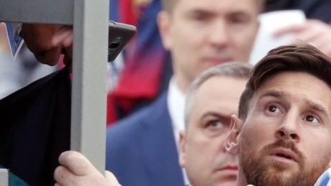 Lionel Messi busca con Argentina el campeonato en Rusia. (Foto: EFE/EPA/YURI KOCHETKOV)