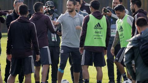 Maluma convivió con los jugadores de la selección mexicana en Rusia