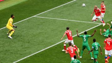 Yury Gazinsky marcó el primer gol del Mundial de Rusia 2018