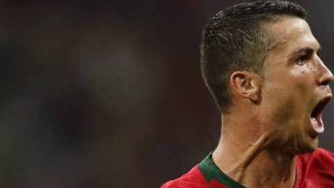 Cristiano Ronaldo de Portugal lidera el goleo en Rusia tras la primera jornada Foto: EFE/EPA/RONALD WITTEK