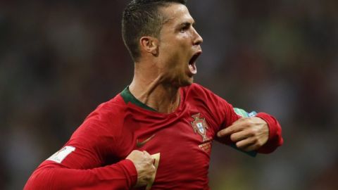 Cristiano Ronaldo de Portugal lidera el goleo en Rusia tras la primera jornada Foto: EFE/EPA/RONALD WITTEK
