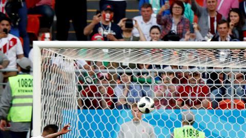 La falla de Christian Cueva. EFE