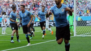 Luis Suárez hizo el gol del triunfo sobre Arabia Saudita