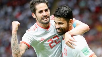 Diego Costa hizo el único gol con el que España derrotó a Irán