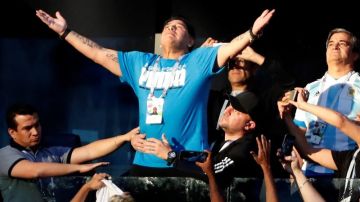 El exjugador argentino Diego Armando Maradona. (Foto: EFE/Juan Herrero)