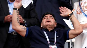 Maradona tuvo un reprobable comportamiento en el duelo ante Nigeria