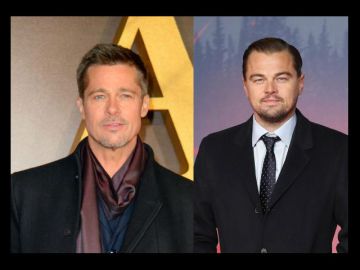 Brad Pitt y Leo DiCaprio.