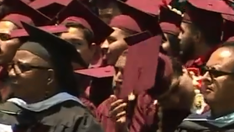 El espíritu del chico ha estado presente en la graduación.