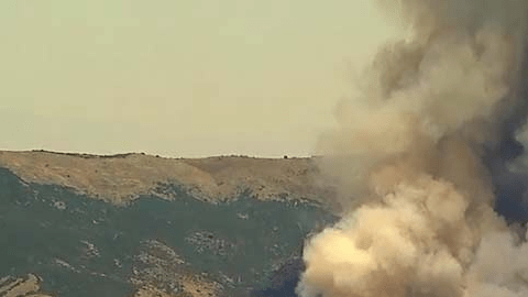 El incendio comenzó en la cuadra 35100 de Anthony Road.