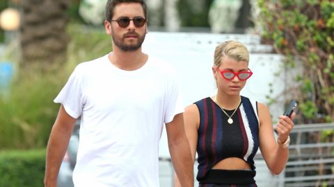 Scott Disick y Sofia Richie.