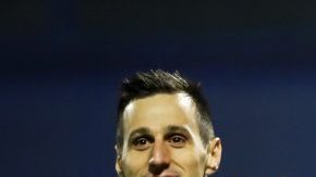 Los croatas Luka Modric y Nikola Kalinic durante un partido eliminatorio rumbo a Rusia 2018. (Foto: Srdjan Stevanovic/Getty Images)