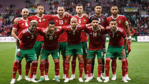 La selección de Marruecos que participará en Rusia 2018. (Foto: Fabrice COFFRINI / AFP/Getty Images)