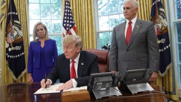 El presidente Trump firmó la orden ejecutiva este miércoles.