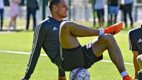 Javier Hernández se prepara con vistas al Mundial con el Tri en Copenhage. (Foto: Imago7/ Etzel Espinosa)