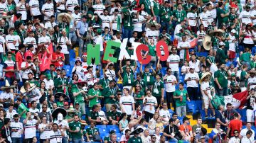 La afición mexicana se comportó a la altura en el Arena Rostov