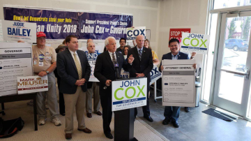 El 26 % de los votos de junio fueron para John Cox.