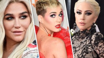 Kesha, Katy Perry y Lady Gaga