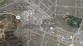 El lugar del terremoto.