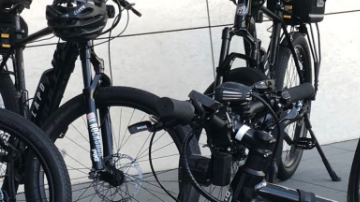 Estas bicicletas eléctricas fueron especialmente diseñadas para el LAPD.