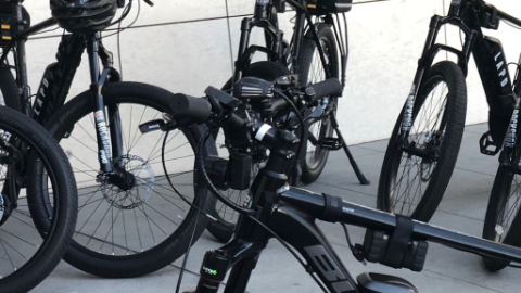 Estas bicicletas eléctricas fueron especialmente diseñadas para el LAPD.