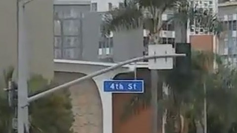 Las autoridades acordonaron la escena del crimen.