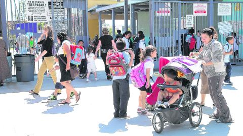 El LAUSD tiene una población significativa de estudiantes indocumentados. (Ciro César/La Opinión).