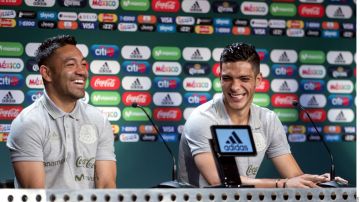 Raúl Jiménez y Marco Fabián confían en que México logre los nueve puntos en la fase de grupos