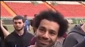Mohamed Salah y Ramzan Kadyrov, presidente de Chechenia
