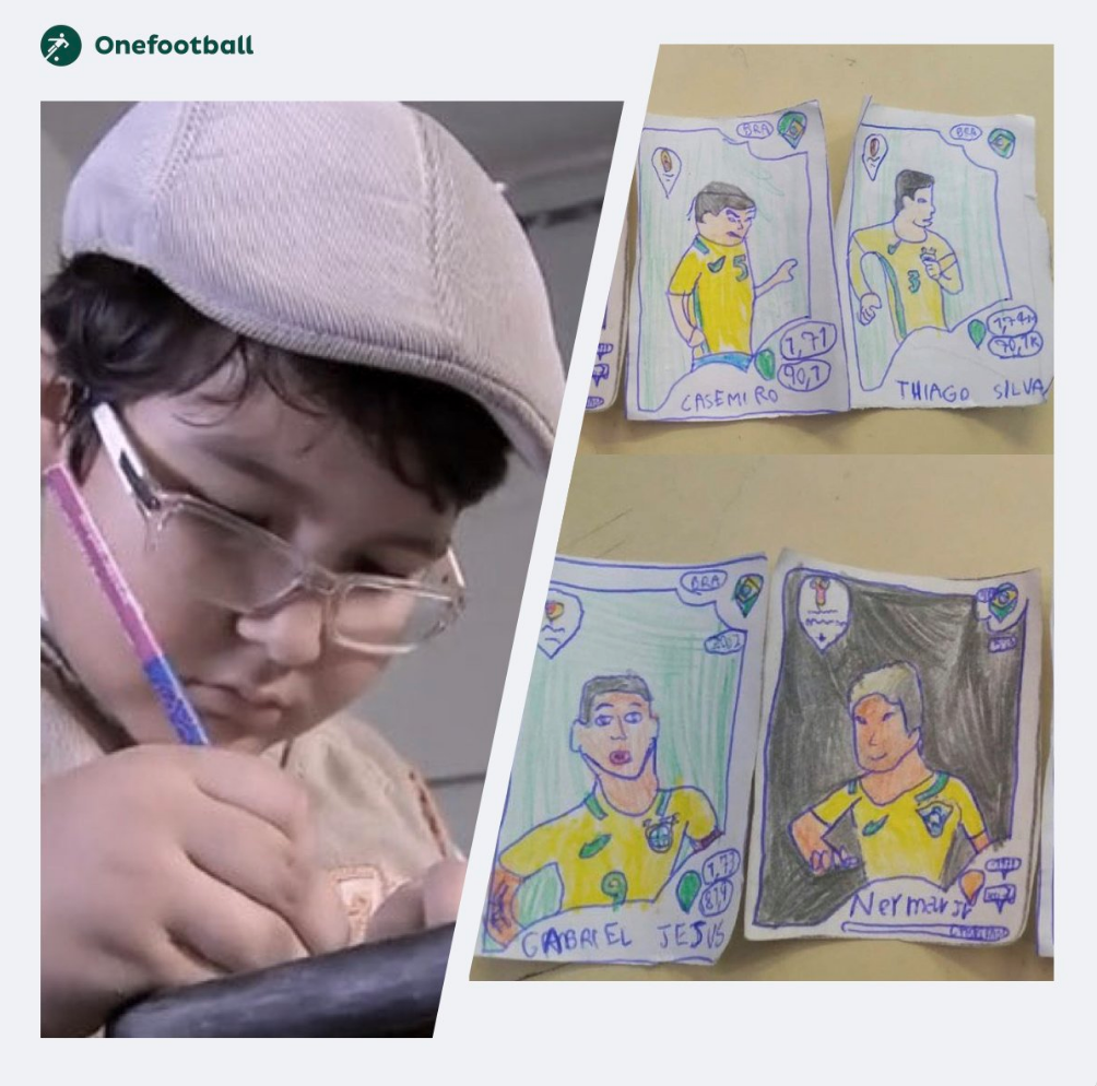 Un niño creó su propio álbum de figuritas del Mundial porque sus papás no  podían comprarle uno