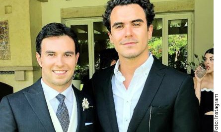 El piloto mexicano de Fórnula Uno, Sergio Pérez, contrajo nupcias con Carola Martínez