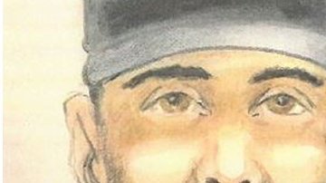 Boceto del sospechoso.