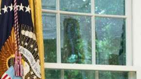 La semana pasada, el presidente Trump recibió a Kardashian en la Oficina Oval.